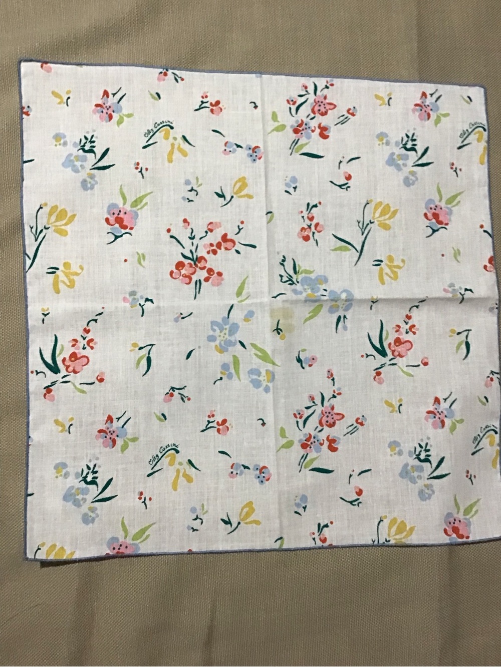 Vintage Oleg Cassini Handkerchief